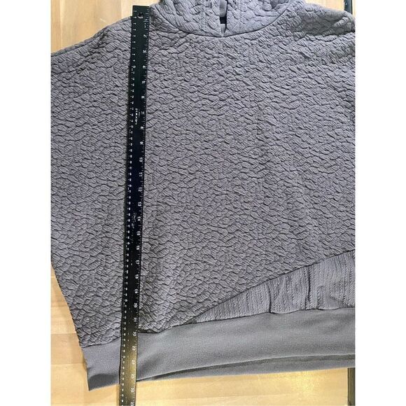 Tahari‎ Sport Bubble Cable Knit Hoodie - Picture 4 of 5